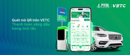 THANH TOÁN XĂNG DẦU KHÔNG TIỀN MĂT BẰNG QR TRÊN VETC: NHANH CHÓNG, TIỆN LỢI CHO MỌI CHUYẾN ĐI