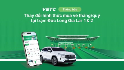 THÔNG BÁO: THAY ĐỔI HÌNH THỨC BÁN VÉ THÁNG QUÝ TẠI TRẠM ĐỨC LONG GIA LAI 1 & 2