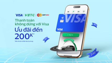 NẠP TIỀN VÀO VETC QUA THẺ VISA - NHẬN NGAY 10% ƯU ĐÃI