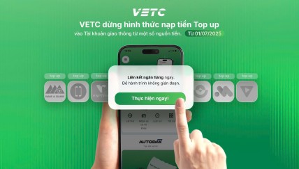 Từ 01/07, VETC dừng Top up từ một số nguồn...