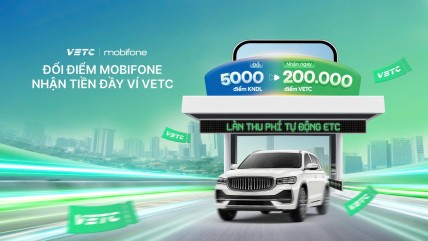 Chương trình đổi điểm MobiFone x VETC đã quay trở lại