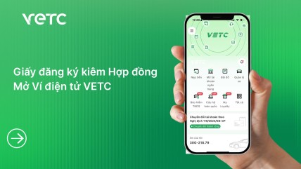Giấy đăng ký kiêm hợp đồng mở ví điện tử VETC