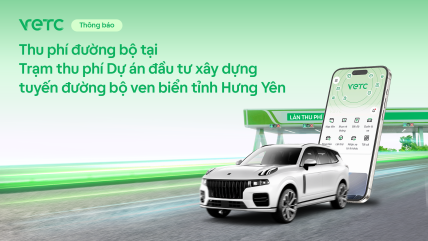 Thông Báo: Triển Khai Thu Phí Đường Bộ Tại Trạm Đường Ven Biển Tỉnh Hưng Yên