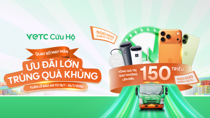 Thể lệ chương trình Mua gói Cứu hộ VETC, Tặng điểm VETC