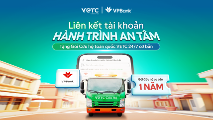 Liên kết tài khoản VPBank với Ví VETC – Nhận Gói cứu hộ toàn quốc VETC 24/7