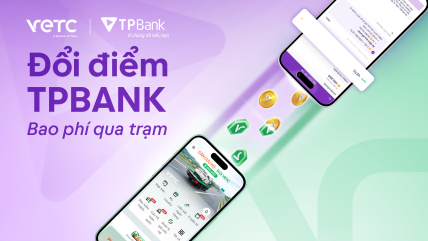 Đổi điểm TPBank - Bao phí qua trạm