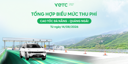 [Mới nhất 2026] Tổng hợp mức phí ETC tuyến cao tốc Bắc Nam phía Đông đoạn Đà Nẵng - Quảng Ngãi