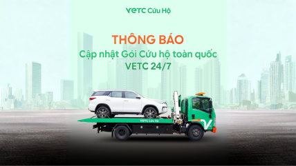 Thông báo cập nhật Gói Cứu hộ toàn quốc VETC 24/7 từ ngày 25/08/2026