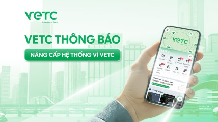Thông Báo Nâng Cấp Hệ Thống Ví VETC