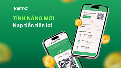 HƯỚNG DẪN NẠP TIỀN VÀO TÀI KHOẢN VETC QUA MÃ QR