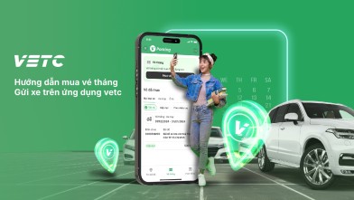 HƯỚNG DẪN MUA VÉ THÁNG GỬI XE KHÔNG TIỀN MẶT TRÊN ỨNG DỤNG VETC