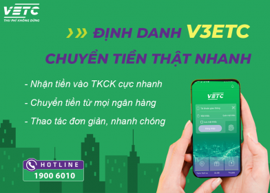 Hướng dẫn nạp tiền vào TKGT VETC qua tài khoản định danh