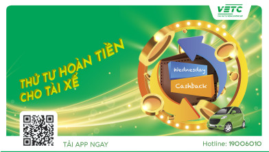 Đổ xăng thứ tư hoàn tiền cho tài xế