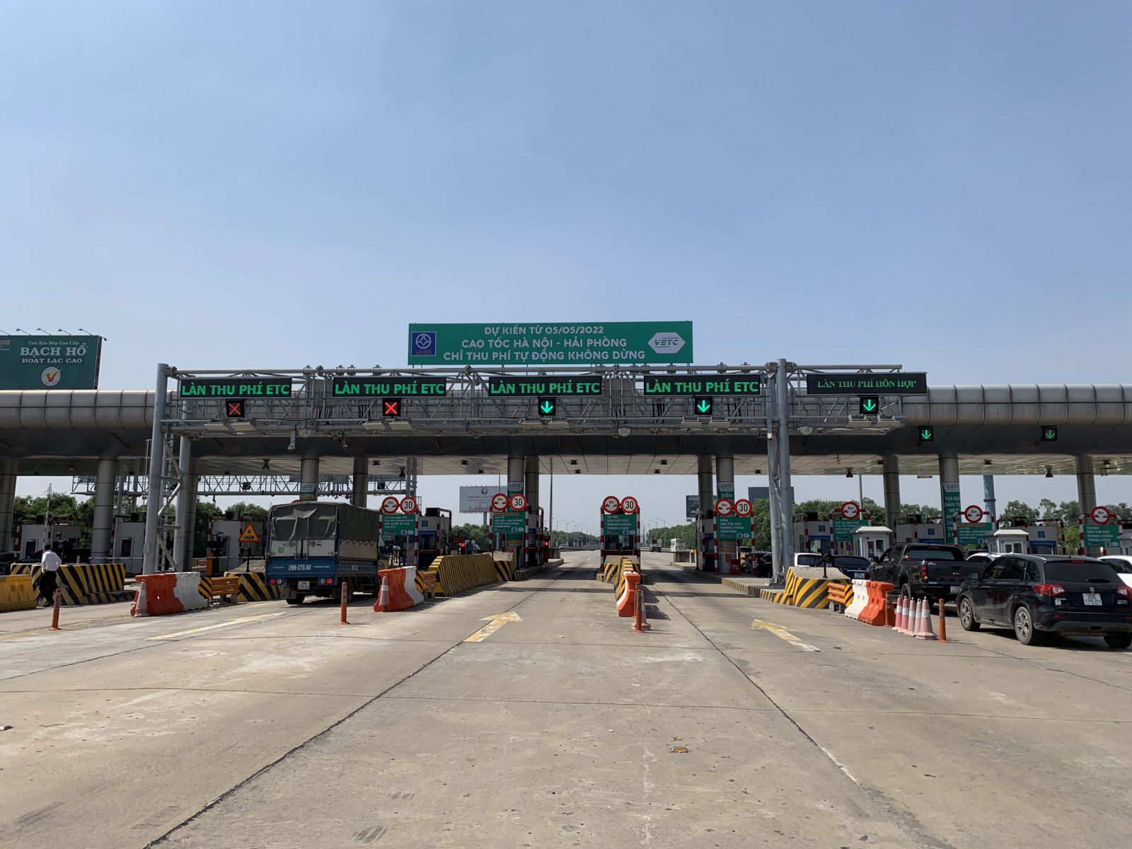 Thay đổi mức phạt vi phạm đối với xe không dán thẻ thu phí không dừng đi qua làn ETC